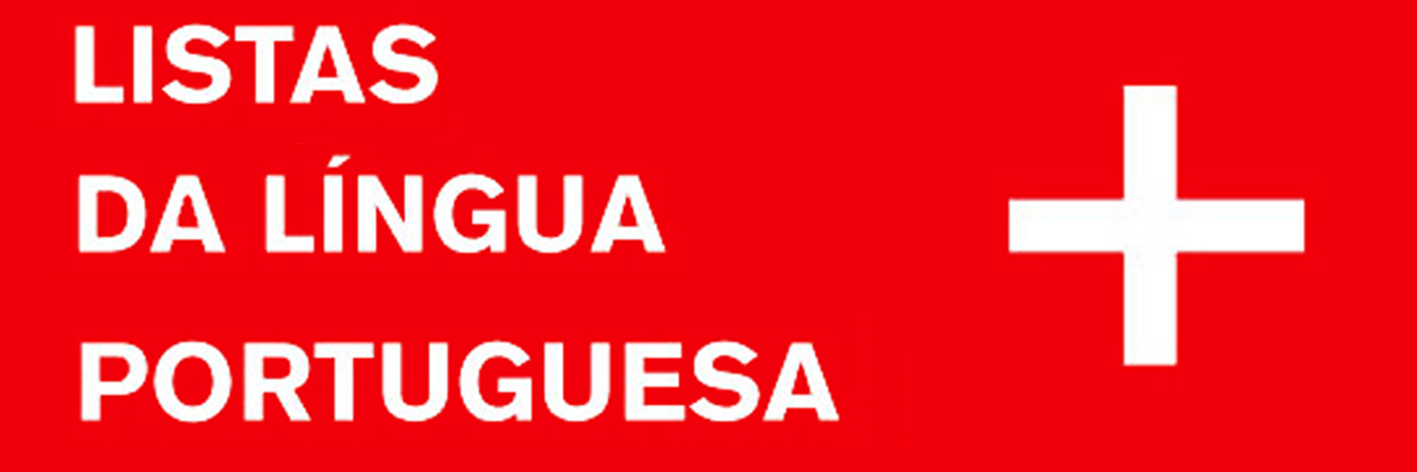 Listas da lingua portuguesa